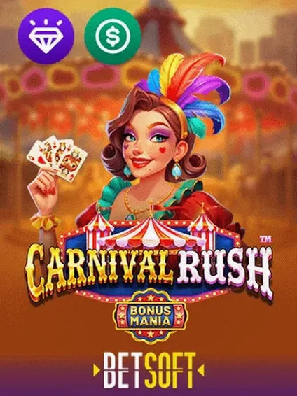 Carnival Rush slot by Betsoft — Voodoo Casino