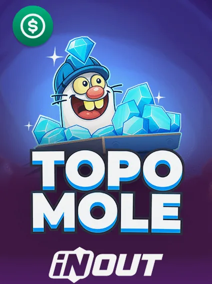 Topo Mole slot by InOut — Voodoo Casino
